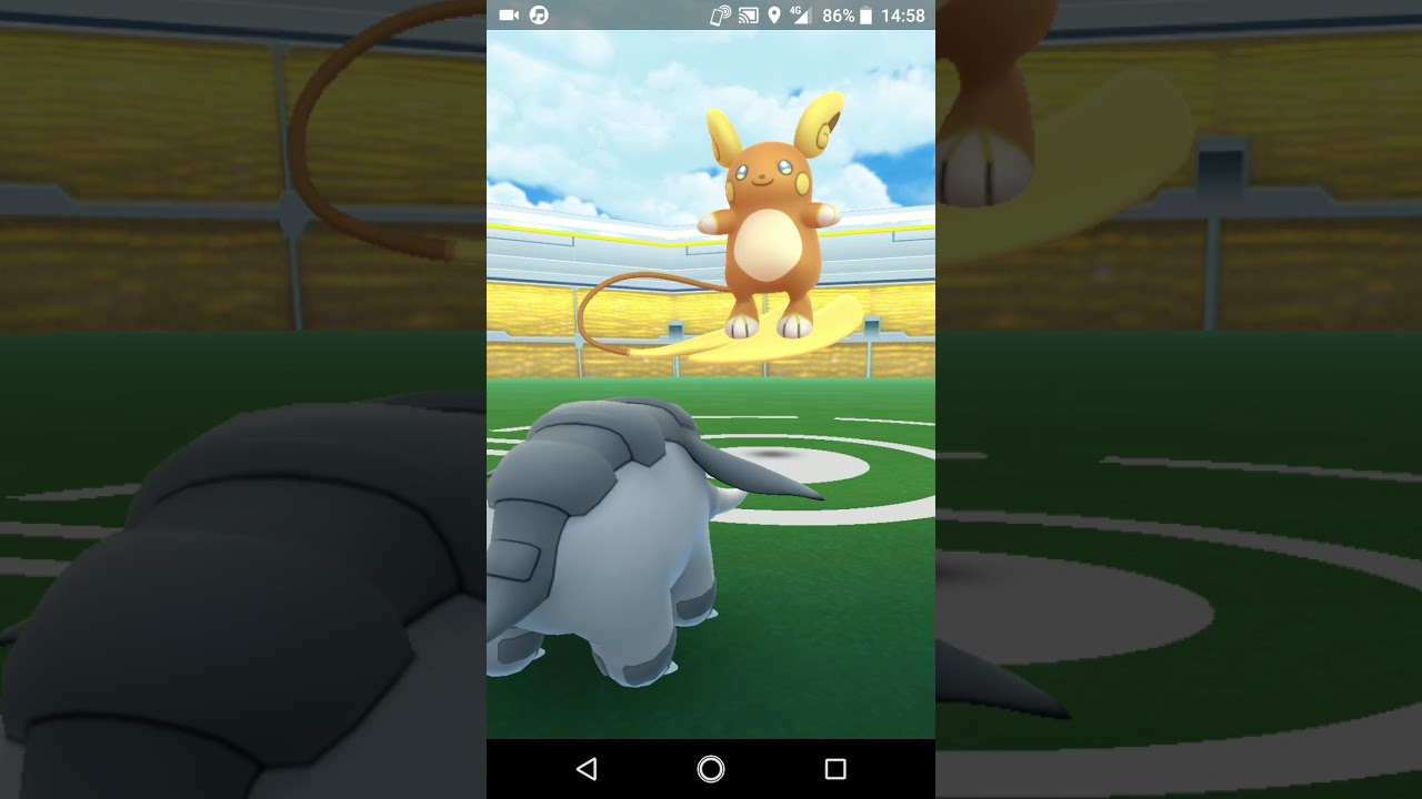 ポケモンGO「ソロレイドでライチュウ（アローラのすがた）をGETするまで」（13）