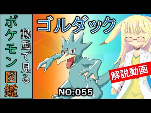 【ポケモン考察】 人間に泳ぎを教えてくれたすごい奴！　ゴルダック【ゆっくり解説】 【ポケモン図鑑詳細版】