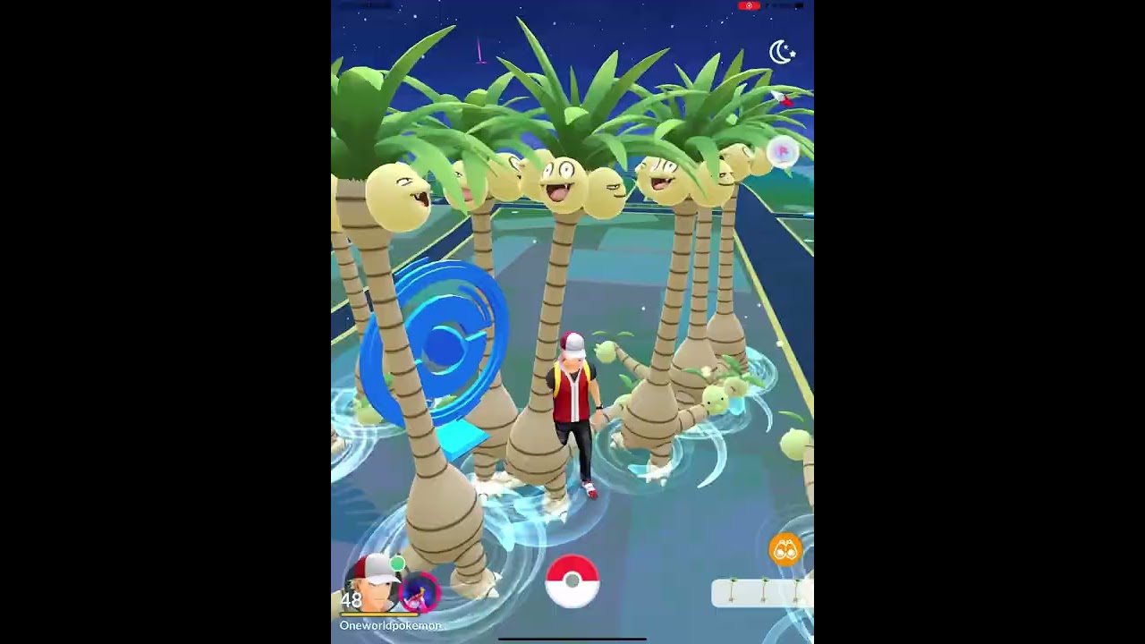 、、まさかのアローラナッシー大量発生！？#ポケモンGO#shorts#ショート動画