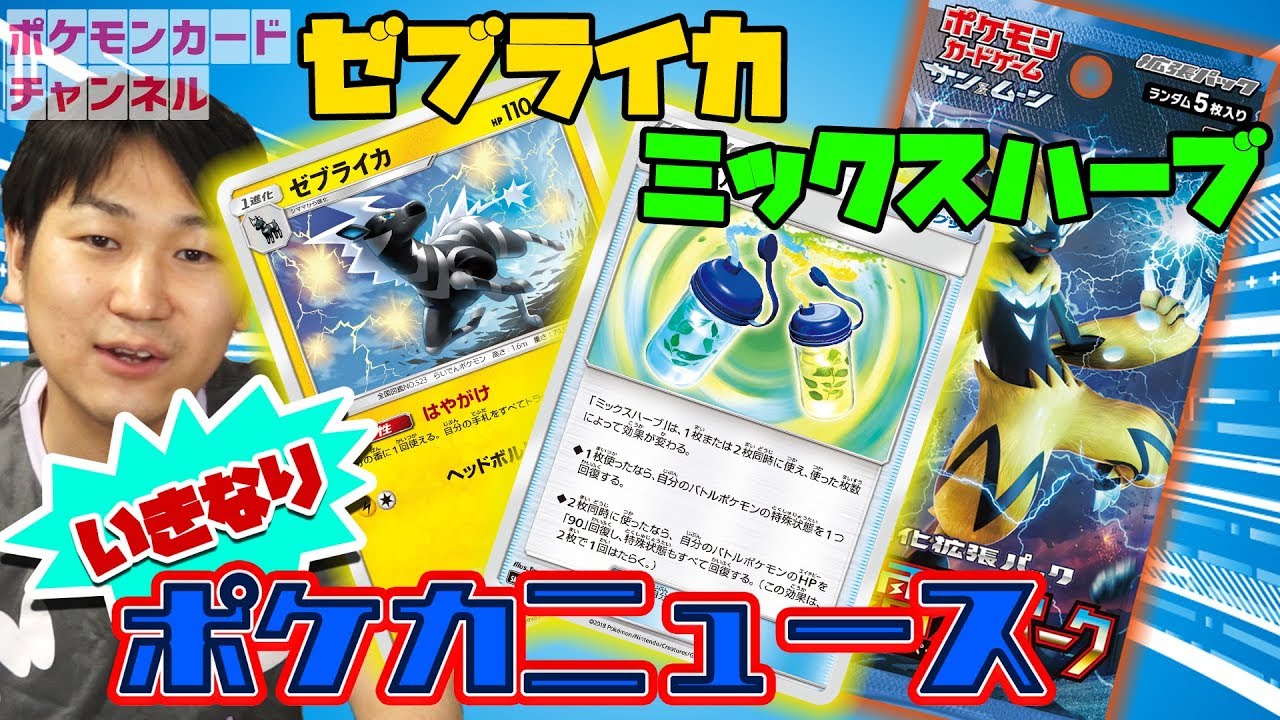 【手札引ける特性持ち】新カード！ゼブライカ＆ミックスハーブ