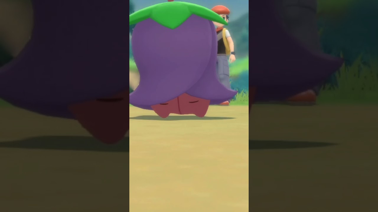 【ポケモンBDSP】バトル中に目を開けてくれたチェリム ネガフォルム　#Shorts