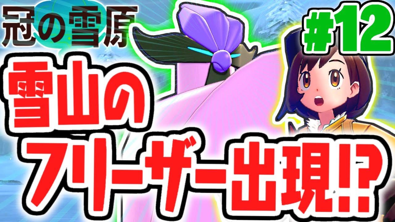 史上最難関ゲット!?雪山のガラルフリーザーを捕まえろ!!冠の雪原で最速実況Part12【ポケットモンスター ソード・シールド】