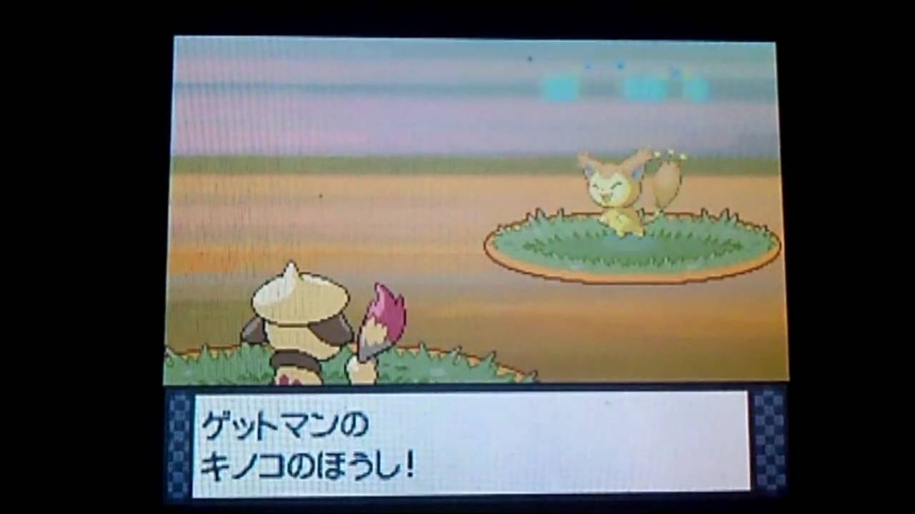 01 ポケトレで色違いエネコをゲット　（プラチナ）