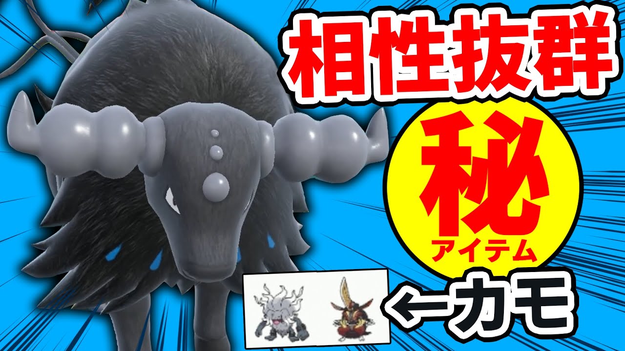 【使用率上昇中】"威嚇"の水ケンタロスなら負けん気ポケモンに圧勝することができます!!【ポケモンSV/ダブルバトル/キヌガワ】
