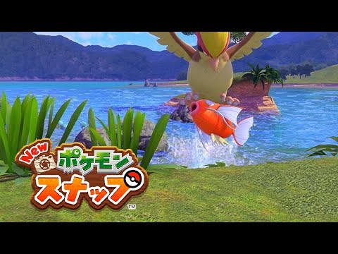 【Newポケモンスナップ】水辺ではねるもの リクエスト コイキングとピジョット【ポケスナ/Switch】