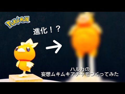 【粘土】ハルカの妄想ムキムキアチャモつくってみた【ポケモン】Buff Torchic pokémon polymer clay art