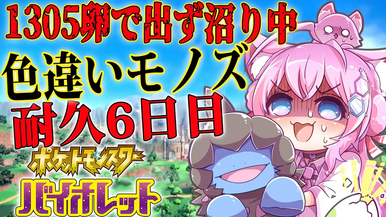 【ポケモンSV】色違いサザンドラ耐久6日目…今年中に産みたすぎてゲリラ😭🔥【博衣こより/ホロライブ】