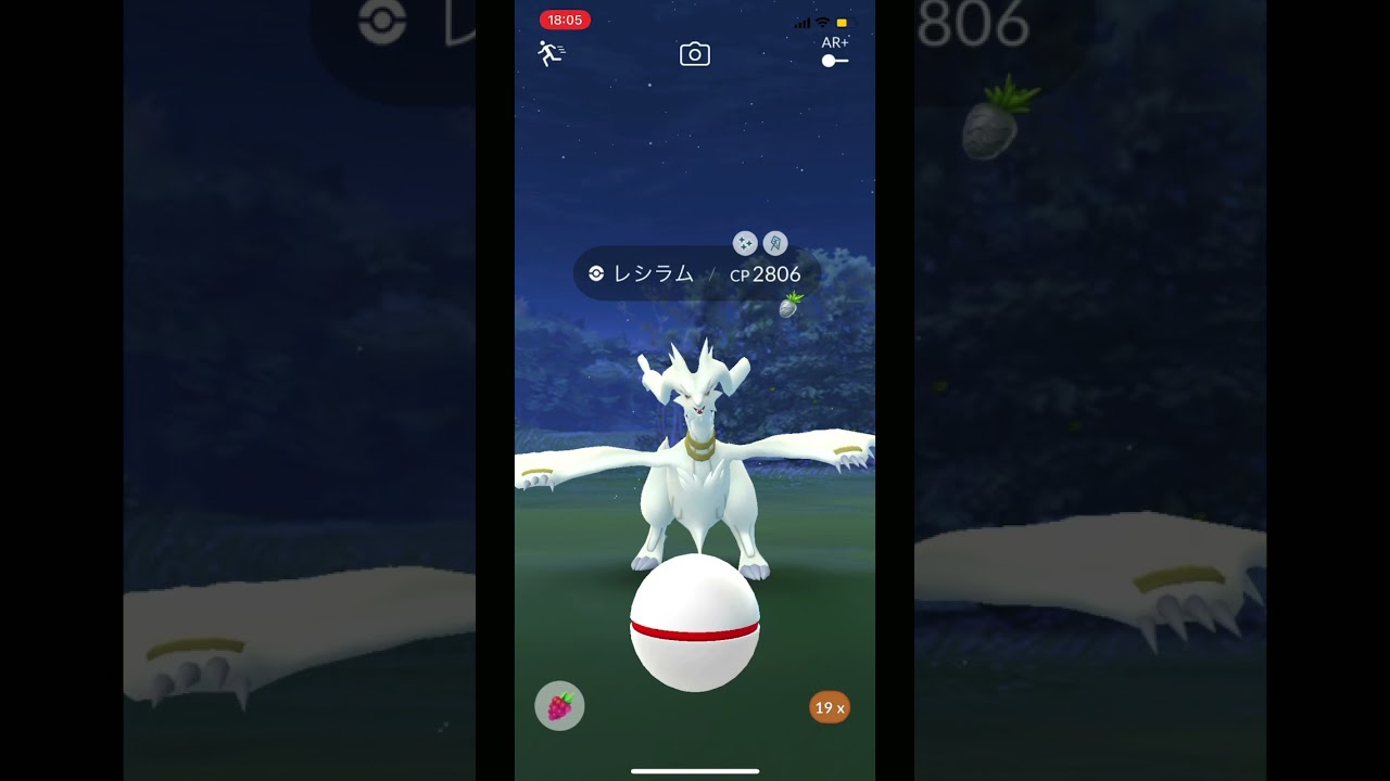色違いレシラム現る