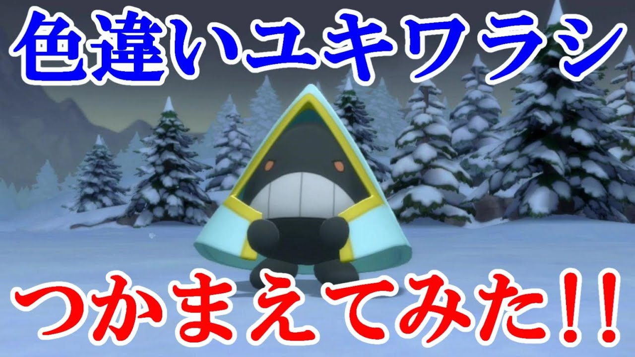 【ダイパリメイク】色違いユキワラシつかまえてみた！！
