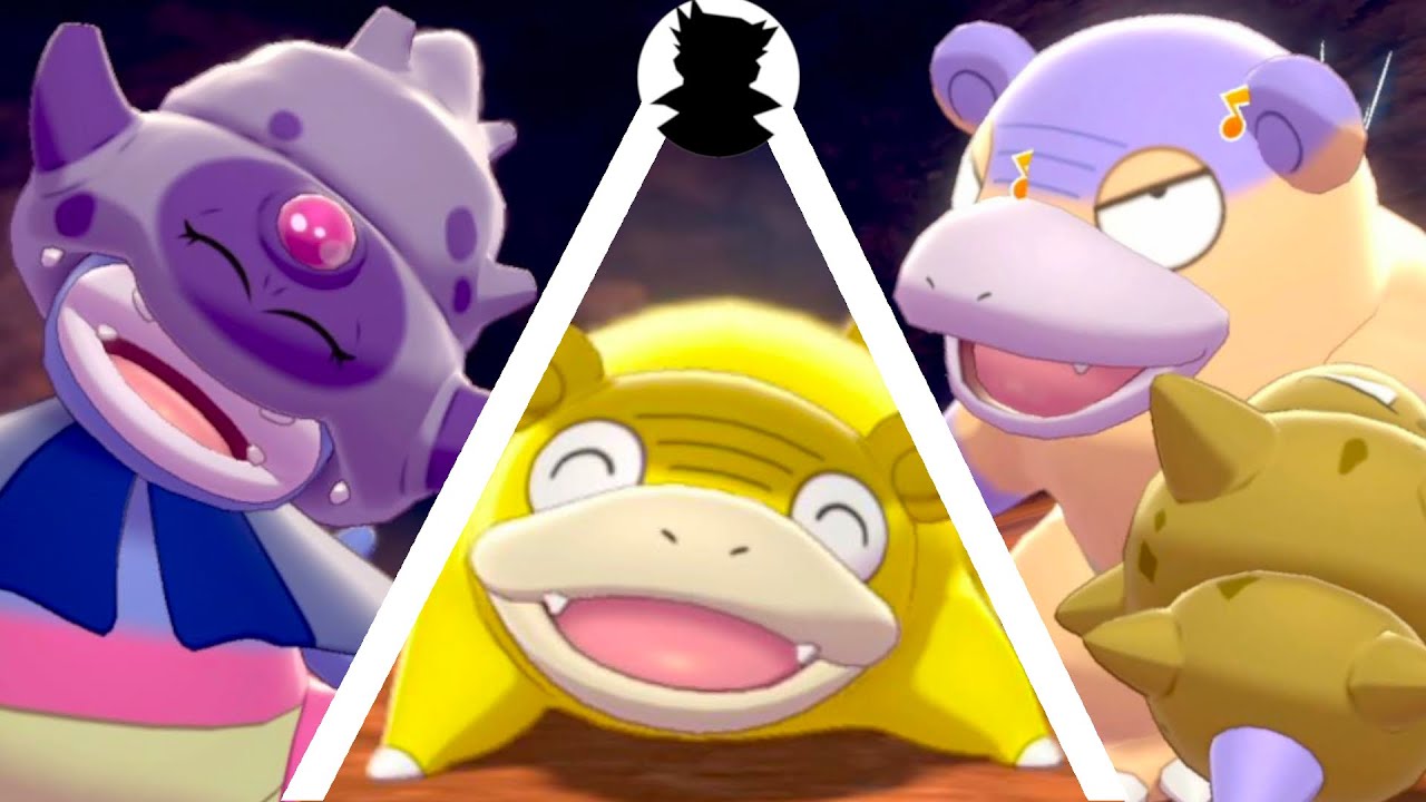 【ポケモンキャンプリサーチ】ヤドン・ヤドラン・ヤドキング（ガラルのすがた）進化系とかわいい色違い