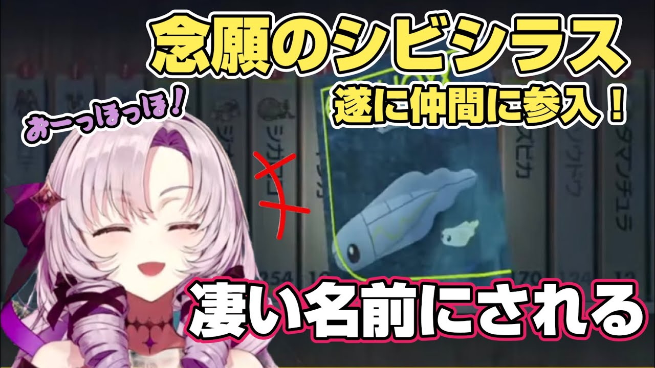 ポケモン遂に旅パ5体目！念願のシビシラスの名前がお嬢様からかけはなれた怪人系に！？【にじさんじ壱百満天原サロメ切り抜き】