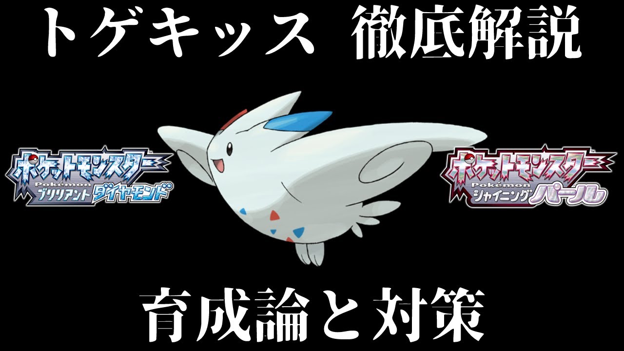 【ダイパリメイク】トゲキッスの育成論と対策！努力値・性格・技構成・理想を徹底解説！最強のトゲキッスを育成して対戦・バトルタワーで活躍させよう！【ダイヤモンドパール】