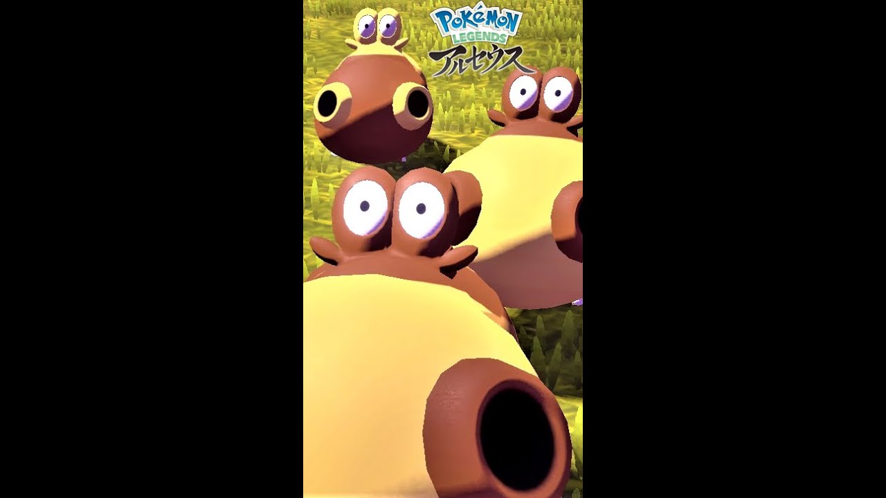 【疲れた人向け】6匹のヒポポタスを見て癒されよう【ポケモンレジェンズアルセウス】#Shorts