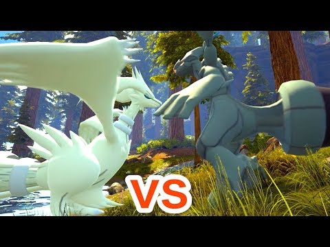 ゼクロム vs レシラム！ブラックホワイト夢の対決を3Dで再現が... #37【 ARK ポケモンBW 】実況