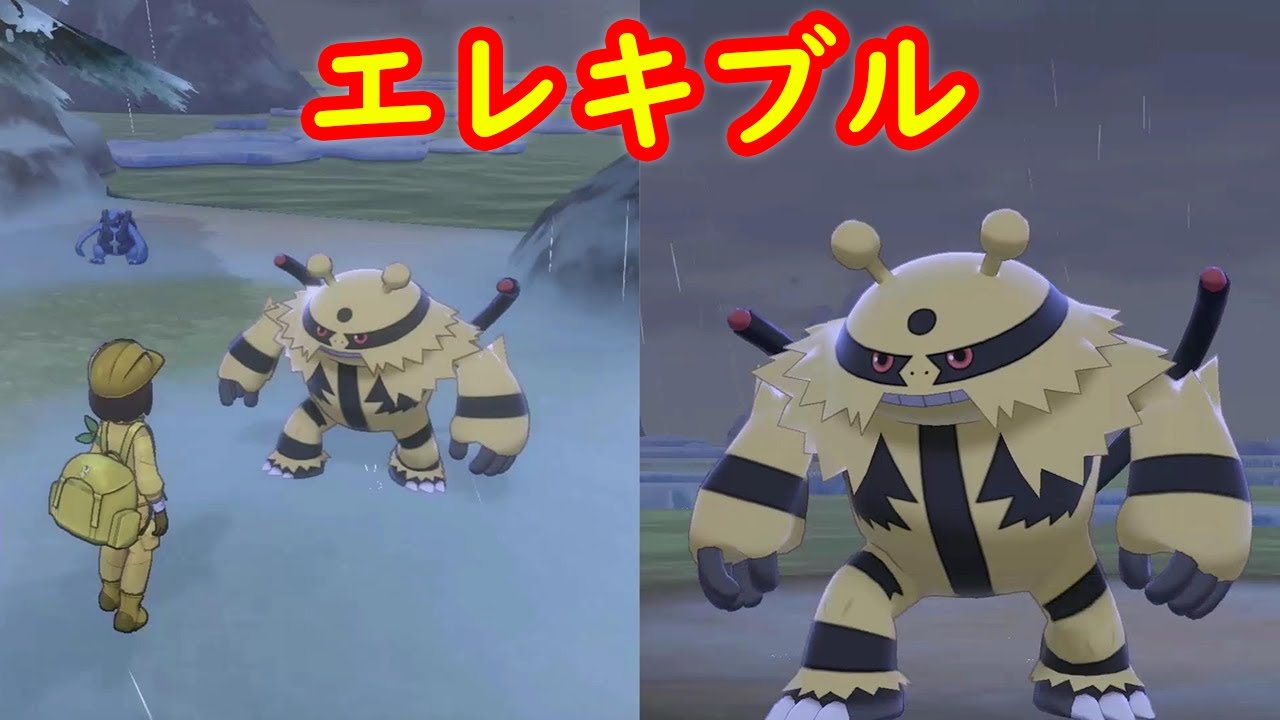 【エレキブル】出現場所 一例 攻略【冠の雪原 ポケモン剣盾DLC】