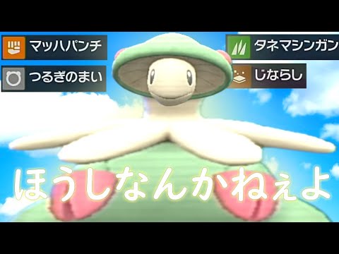ほうしなんかねぇパワー系キノガッサで対策ポケモンを倒していく！！？？【ポケモンSV】【ゆっくり実況】