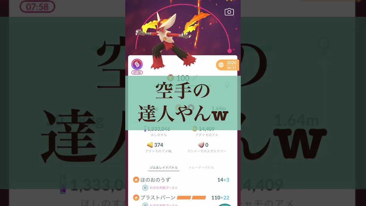 ポケモンGO メガバシャーモ見参