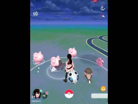 【ポケモンGO】初めて、野生のシュシュプに遭遇！