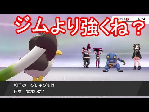 マリィのグレッグル相手に積みかけた【ポケモン剣盾】