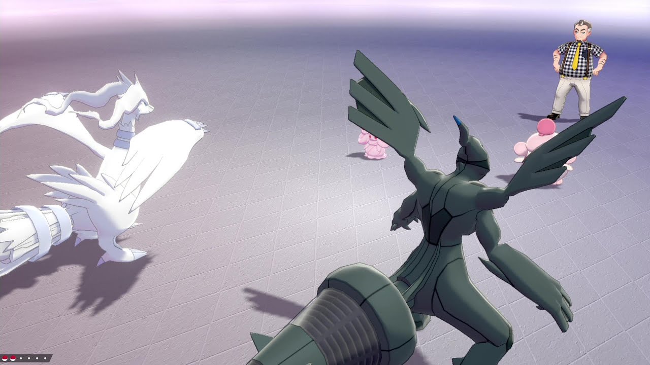 伝説のポケモン・ゼクロム・レシラム らいげき・あおいほのおとクロスサンダー・クロスフレイムお披露目です【ポケモン剣盾】