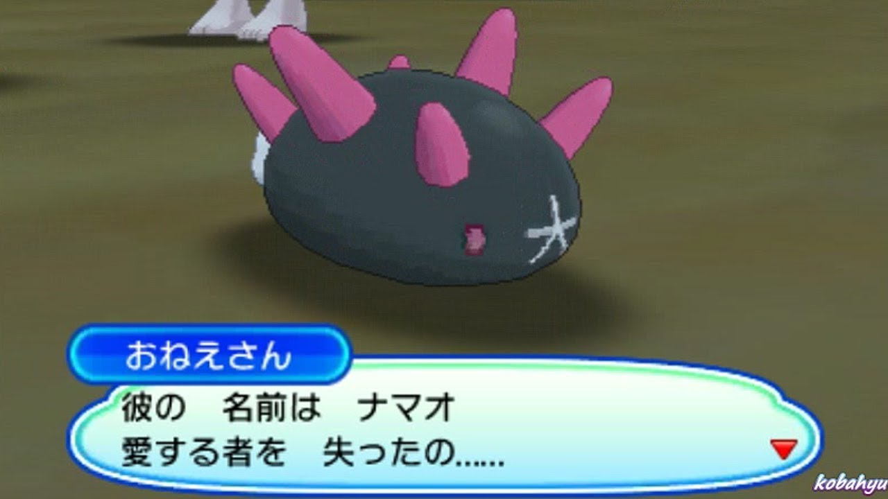 【ポケモンウルトラサンムーン】ナマコブシ投げ ナマオとナマミ サブイベント