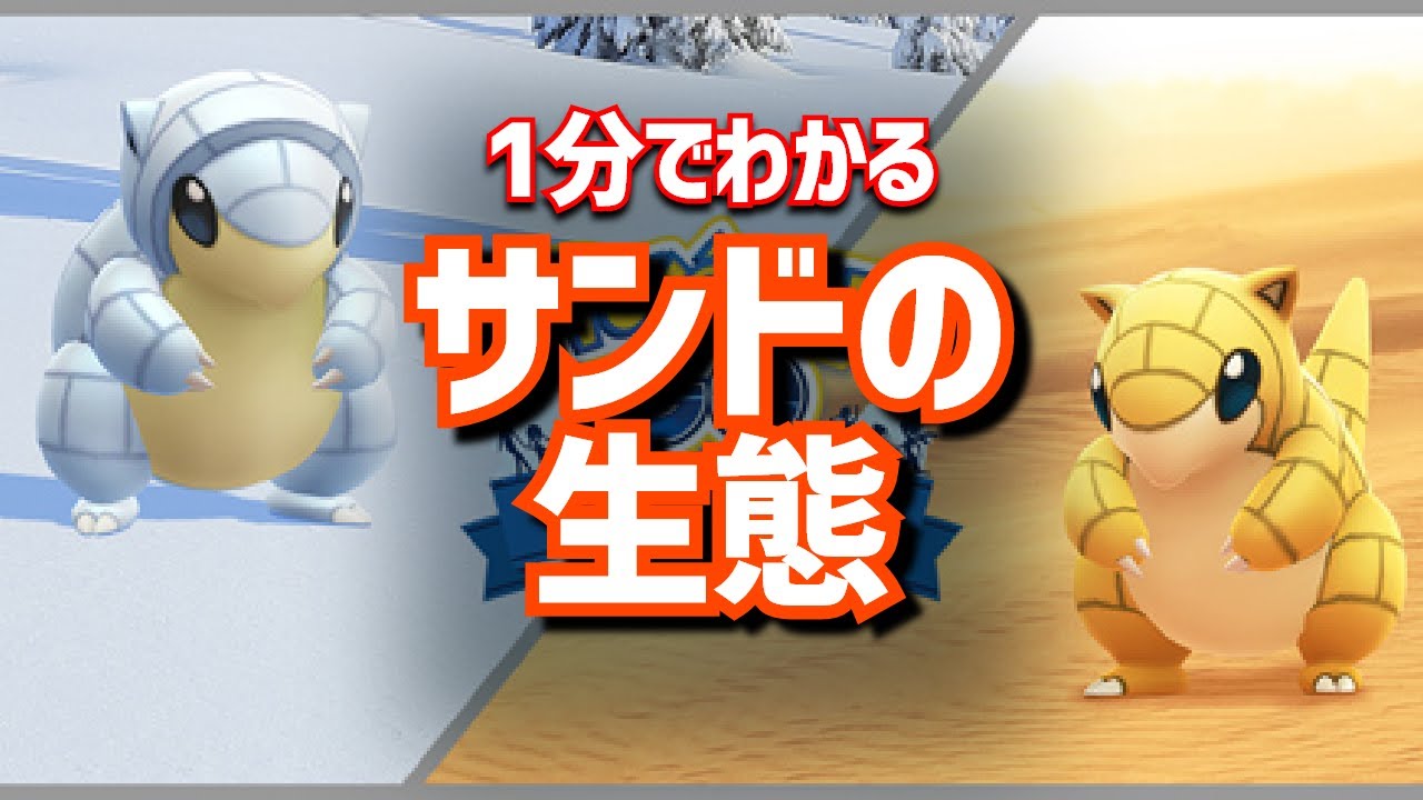 【ポケモン剣盾】1分でわかるサンドの生態｜ポケモン剣盾、ポケモンgo #Shorts