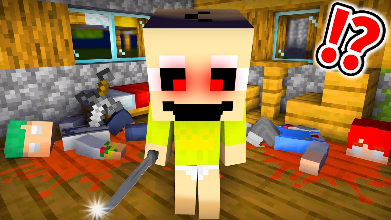 超能力を持った呪われた赤ちゃんをお世話した結果...!?『赤ちゃん鬼ごっこ』👶🍼【まいくら・マインクラフト】よろずや