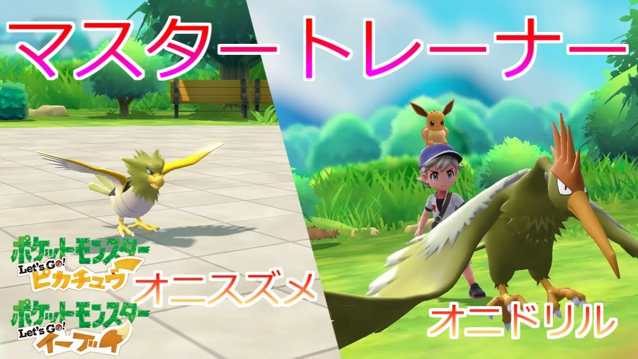 【ポケモン】マスタートレーナー戦（オニスズメ、オニドリル）【ピカブイ】