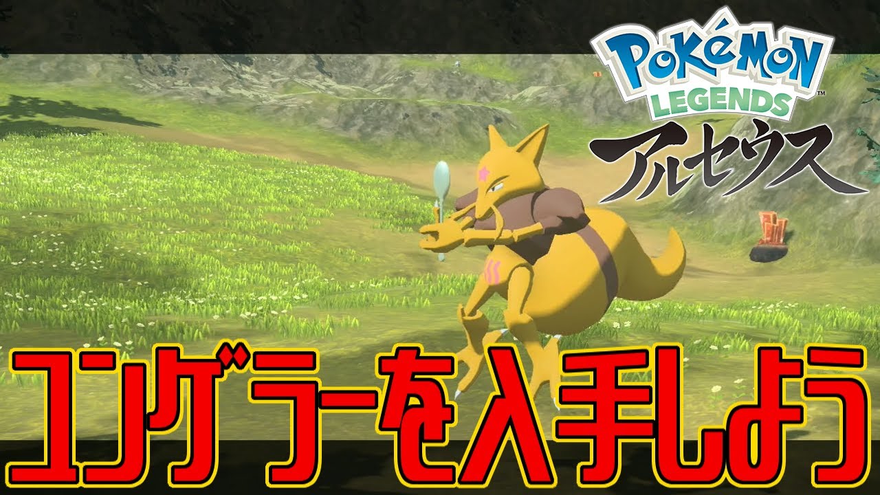 【ポケモンアルセウス】ユンゲラーを入手しよう【Pokémon LEGENDS アルセウス】