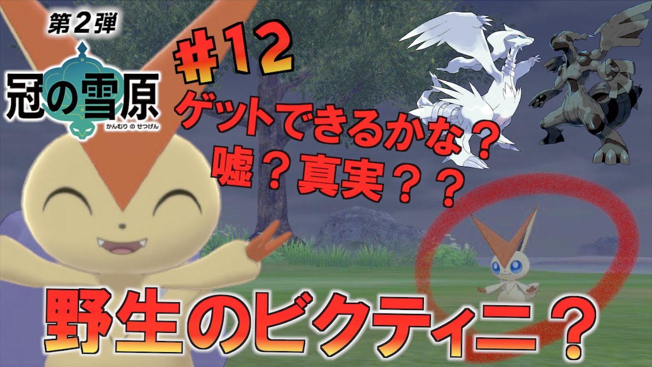 【 ポケモン剣盾 】野生のビクティニ情報！？ゲットできるのか？嘘か誠か？？【カンムリせつげん】【 ポケモン歴２０年 】【ビクティニプロジェクト】