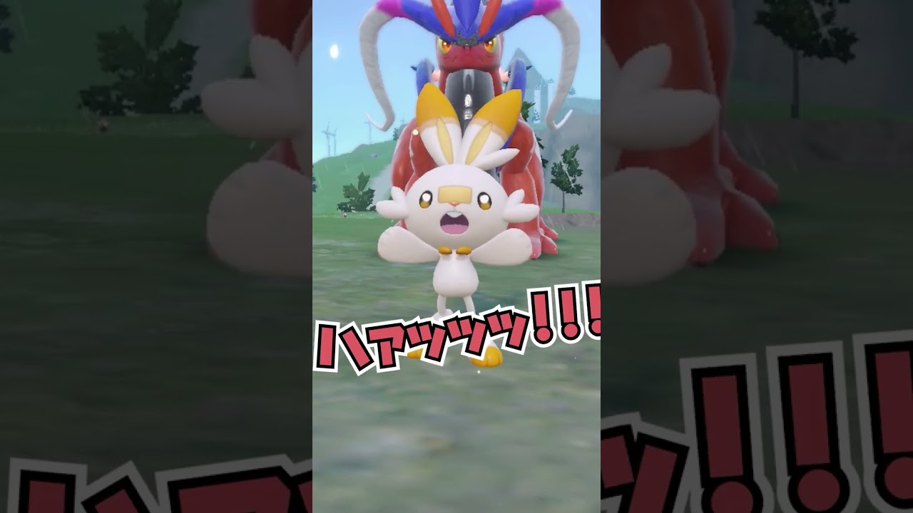 【ポケモンSV】色違い遭遇シーン #22 ヒバニー #shorts