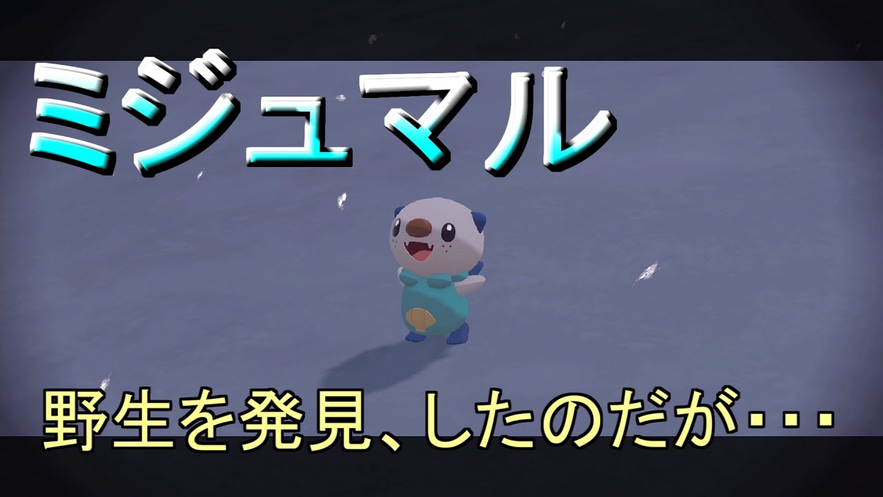 ヒスイ地方　ミジュマル　出現場所？【 ポケモンアルセウス】