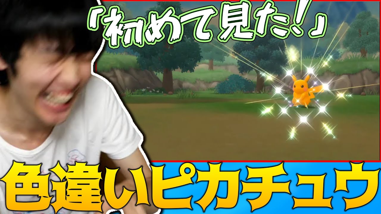 【メン限】配信中に色違いピカチュウと遭遇したシーン【2021/11/23】
