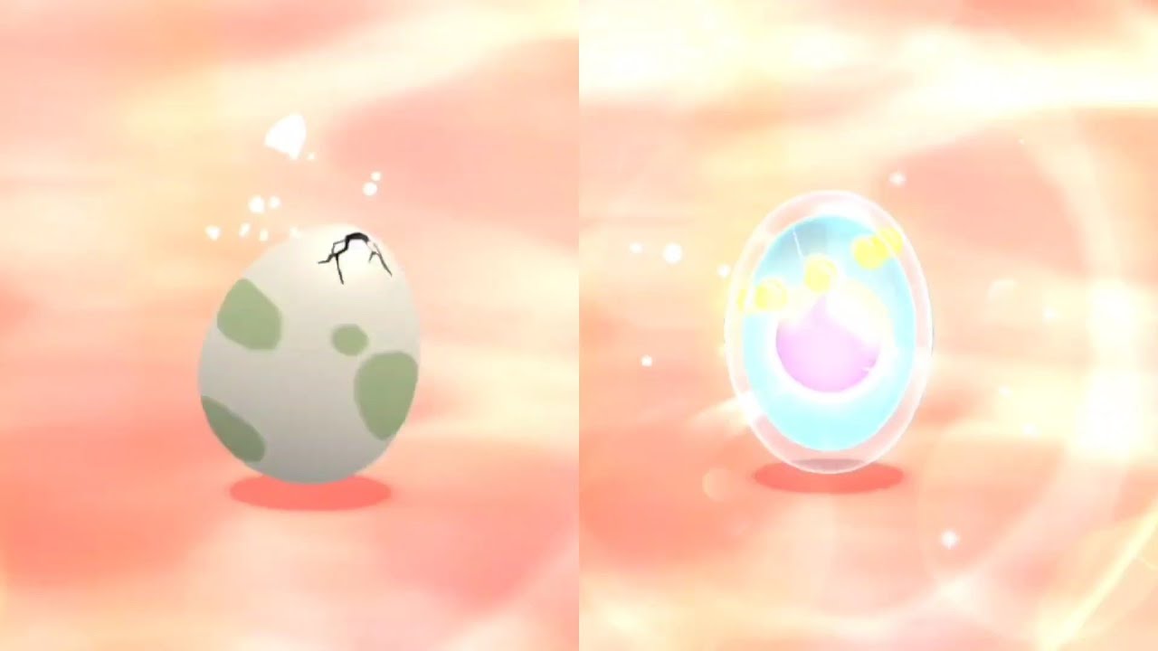 【ポケモンBDSP】マナフィのたまごと通常たまご　孵化シーン比較