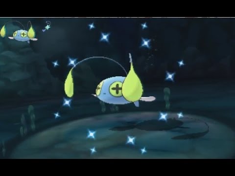 3DS【ポケモン ORAS】 shiny Chinchou 色違い チョンチー 色違 燈籠魚