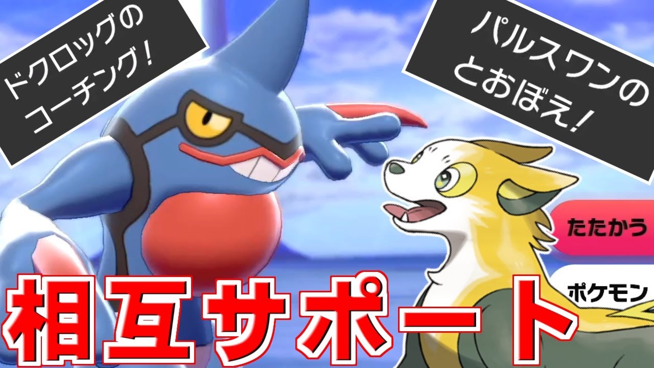 水タイプが流行るたびに存在感を放つドクロッグとか言うポケモンを使おう！【ポケモン剣盾/ダブルバトル】