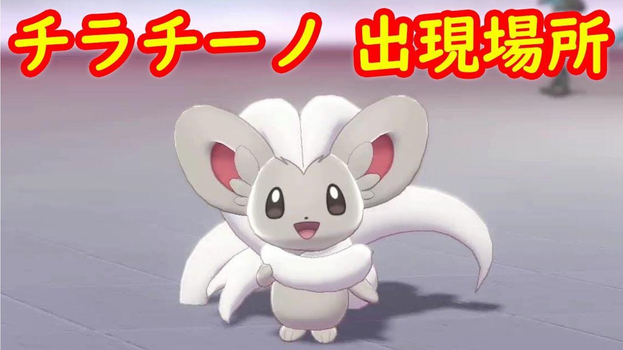 【チラチーノ】入手方法 出現場所 攻略 + キャンプで少し遊ぶ【ポケモン ソード シールド ポケモン剣盾】