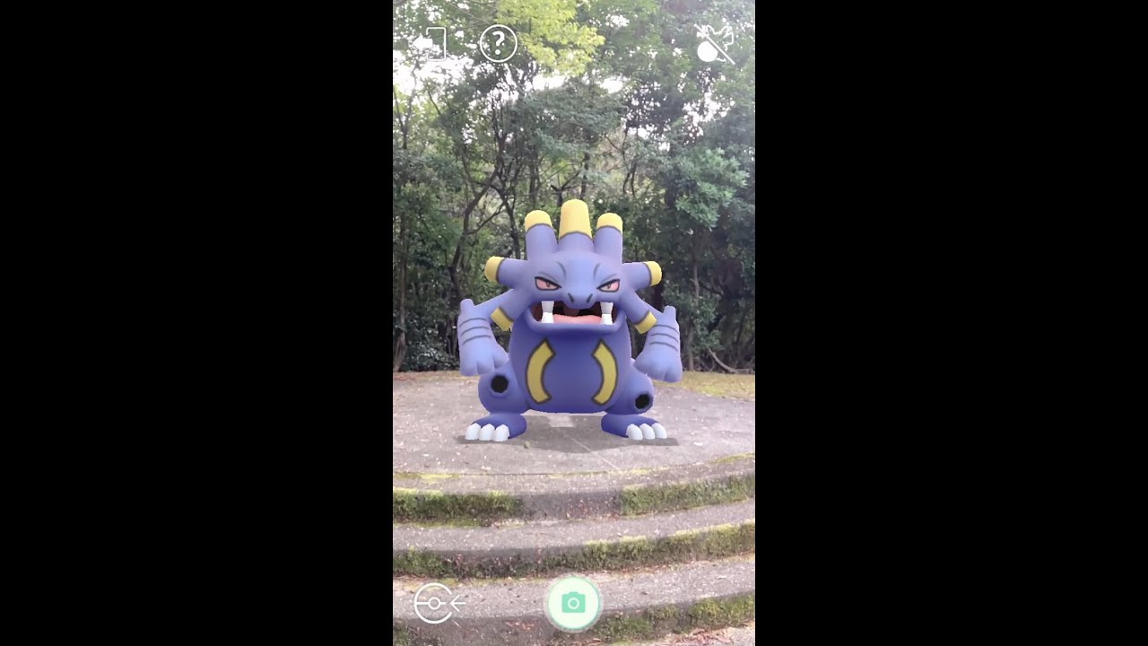 #Shorts【ポケGO】AR動画｜PoKeMoN GO AR｜293ゴニョニョ｜Whismur｜294ドゴーム｜Loudred｜295バクオング｜Exploud｜三熊山の野外ステージ