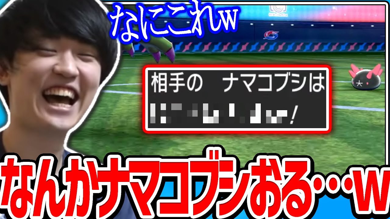 【剣盾】ランクマでは珍しいナマコブシに遭遇するライバロリ【ポケモン】