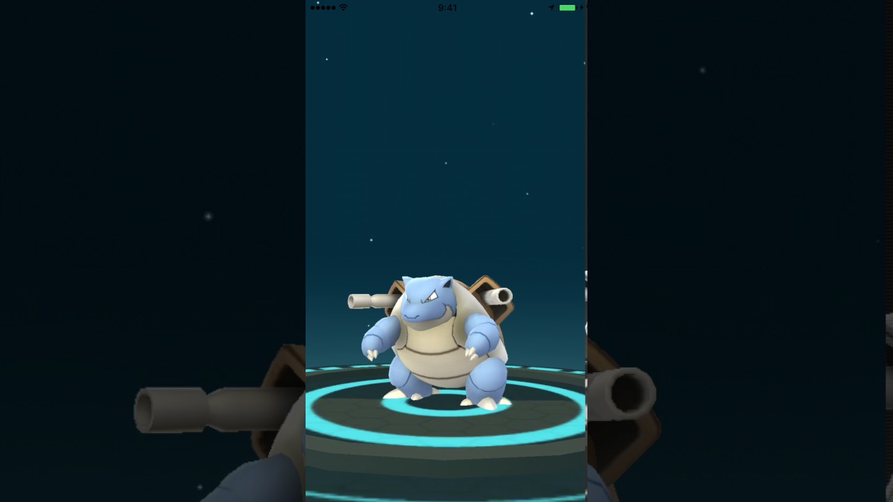 ポケモンGO　008-009　カメールからカメックスへの進化の様子。 Pokémon Go Wartortle evolution.