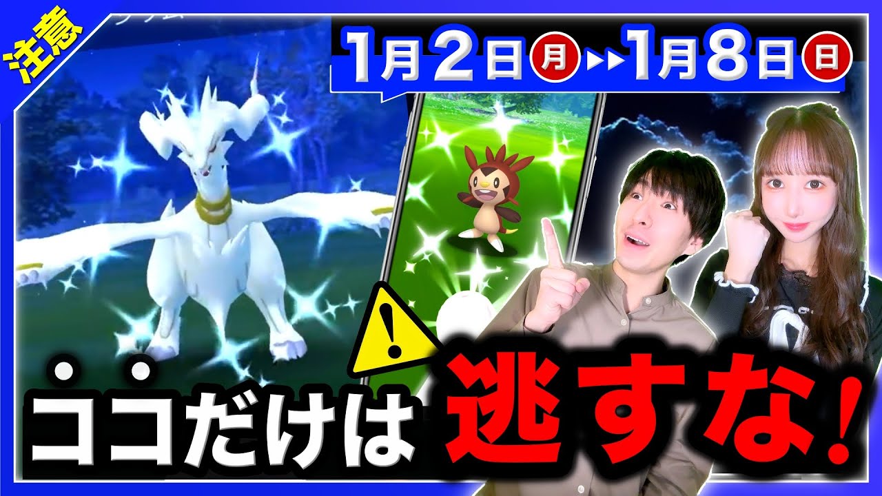 たった１時間の激アツチャンス！？最低２匹は強化必須な理由とは！？コミュニティデイも来る1/2〜1/8のポイントまとめ【ポケモンGO】