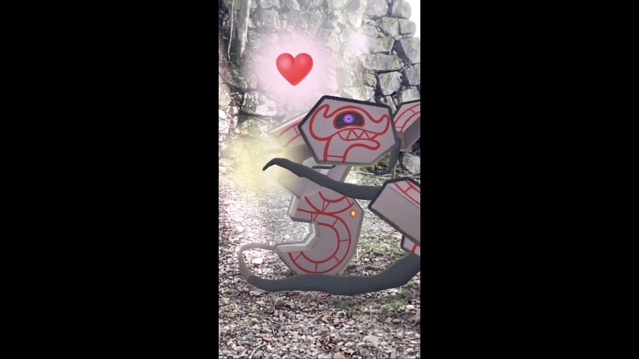 デスマス｜Yamask｜デスバーン｜Runerigus｜ガラルのすがた｜がんばリボン【ポケモンGO】｜AR動画｜PoKeMoN GO AR｜#Shorts