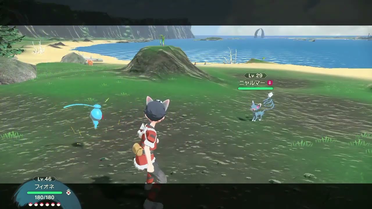 フィオネ＆マナフィ  専用技「ブレイブチャージ」【Pokémon  LEGENDS  アルセウス】