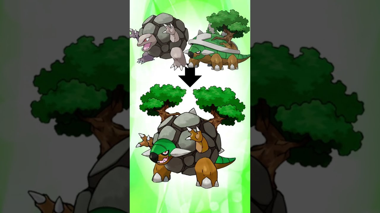 岩・草の合成ポケモン（ドダイトス・ゴローニャ）