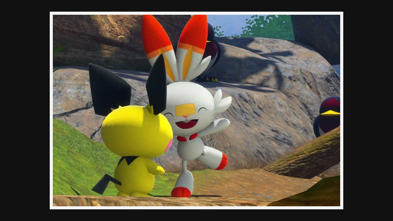 【New ポケモンスナップ】 ヒバニー （No.004）☆ 　＆  ピチュー  ＆  スバメ　【Pokemon】【Pocket Monsters】