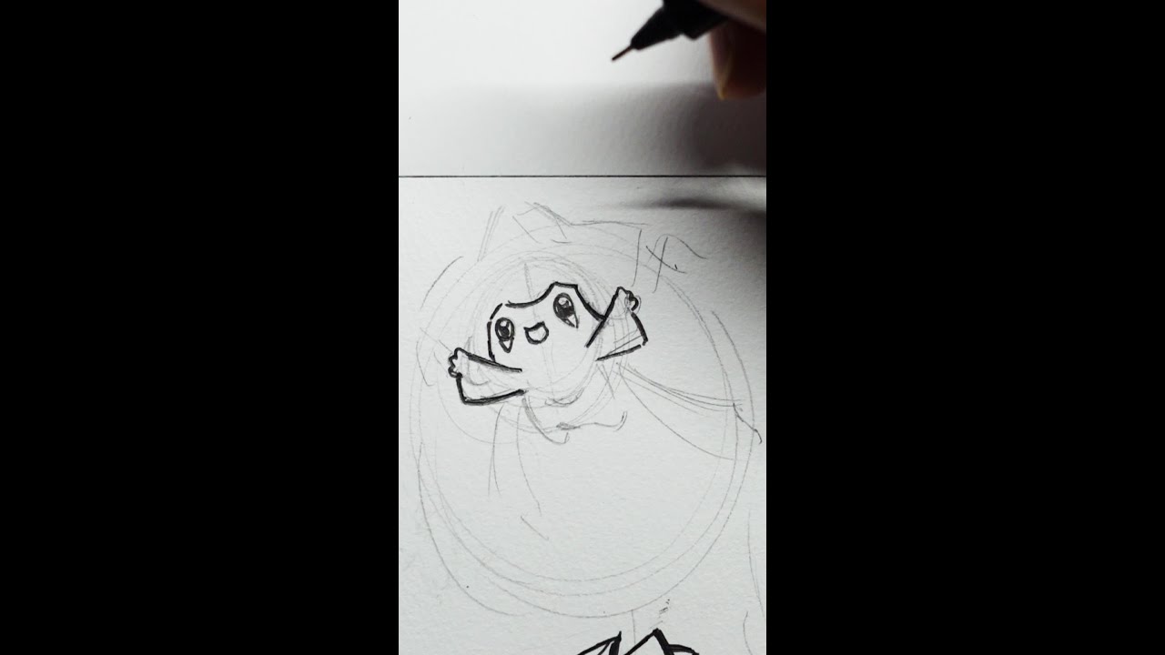 【ポケモン】　ジラーチを描いてみた