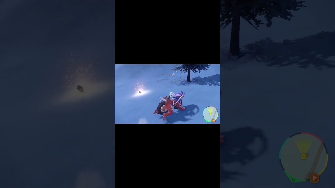 色違いクマシュンの出現【ポケモンSV】【野生/偶然】  #Shorts #ポケモン