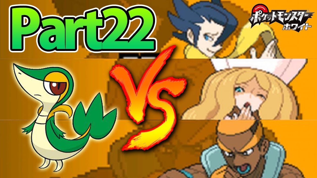 ツタージャ1匹だけでホワイトをクリアする Part22 【ポケモン】