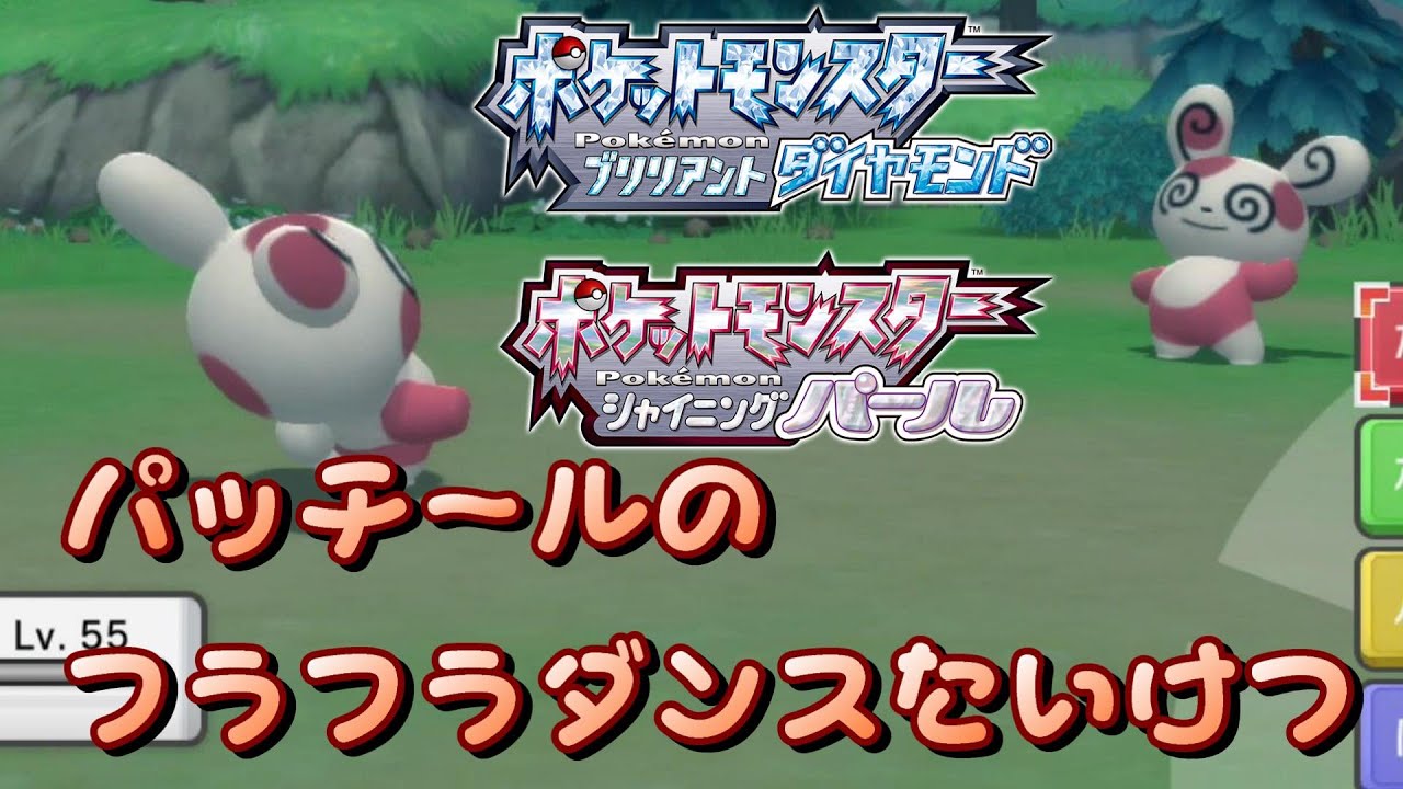 【ダイパリメイク】パッチールの動きが可愛すぎてついつい見入ってしまう フラフラダンス対決【ブリリアント ダイヤモンド シャイニング パール】ポケモンBDSP