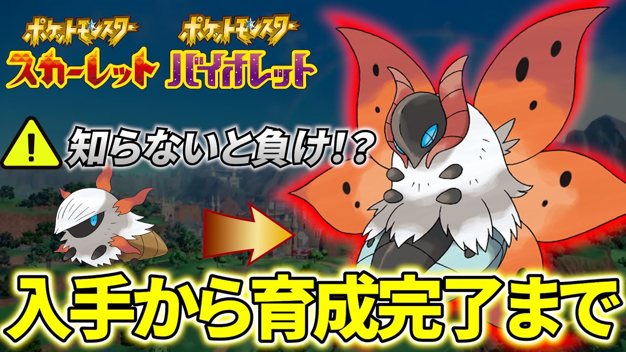 【ウルガモス 育成論 ポケモンsv】この○○を知らないと３タテされます！環境にぶっ刺さる最強ウルガモスの育成論と育成方法！(ポケモンスカーレットバイオレット)